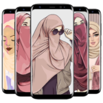Hijab muslima Wallpapers cartoon APK 4.1 Download