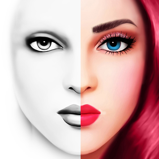 Download and color: Grayscale MakeUp Face Charts APK v0.1 Download