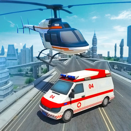 Flying Car Ambulance Game 2021:Modern Heli Games APK v1.2.3 Download