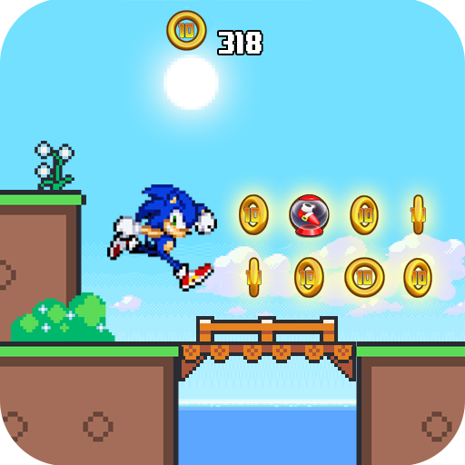 Soni New  Super Fast Blue Hedgehog Run and Fight APK v4.1 Download