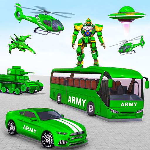 Army Bus Robot Car Game 3d APK Download