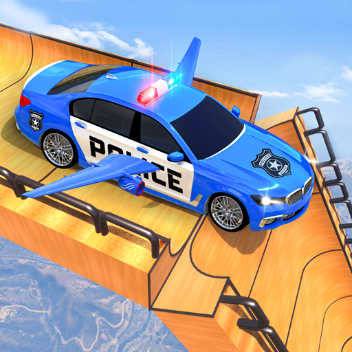 Flying Police Car Stunts Games APK Download