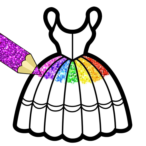 Glitter Dresses Coloring Book For Girls APK v7.0 Download