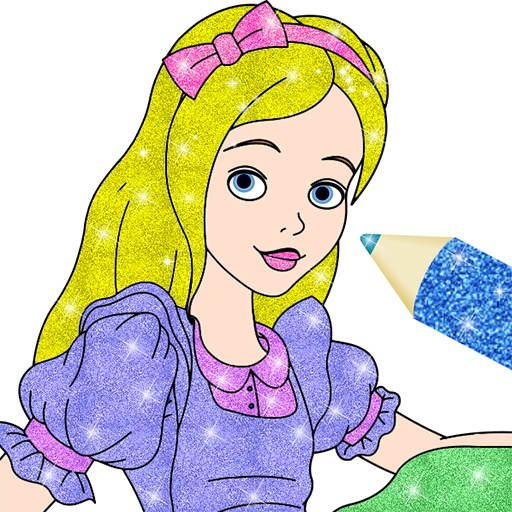 Glitter Princess Coloring Book APK Download