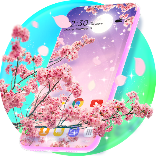 Blossom Moon Live Wallpaper & Animated Keyboard APK Download