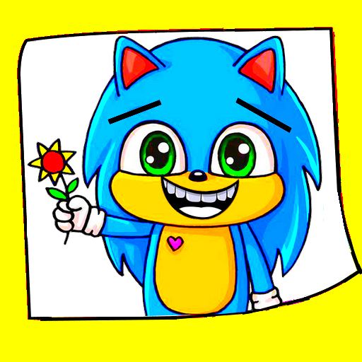 Blue Hedgehog Game Coloring APK Download