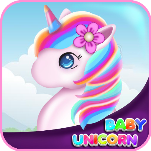 Cute Baby unicorn – little pony pet care game APK Download