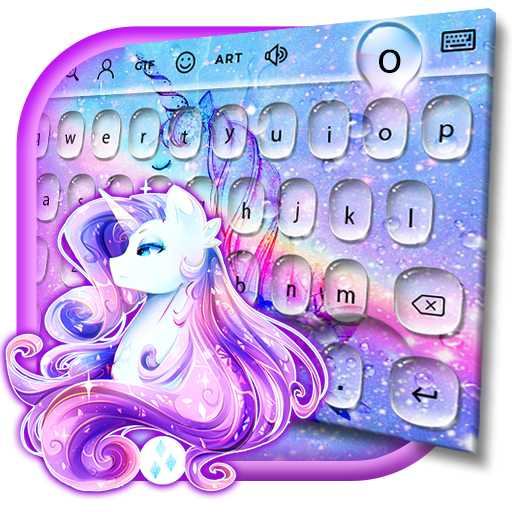 Water Star Unicorn – Keyboard Theme APK Download