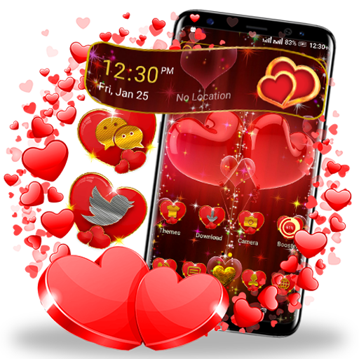 Valentine Heart Launcher Theme APK Download