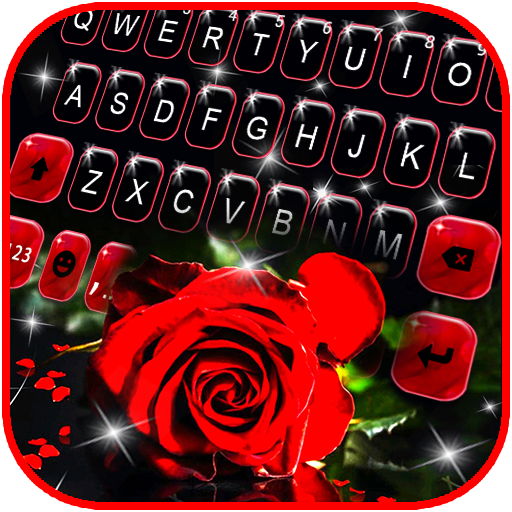 Valentine Red Rose Keyboard Theme APK Download