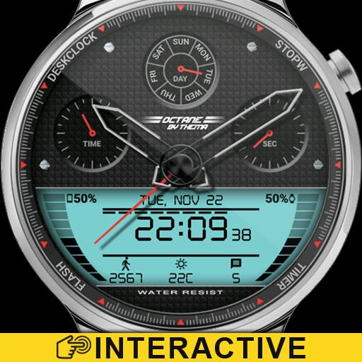 Octane Watch Face & Clock Widget APK Varies with device Download