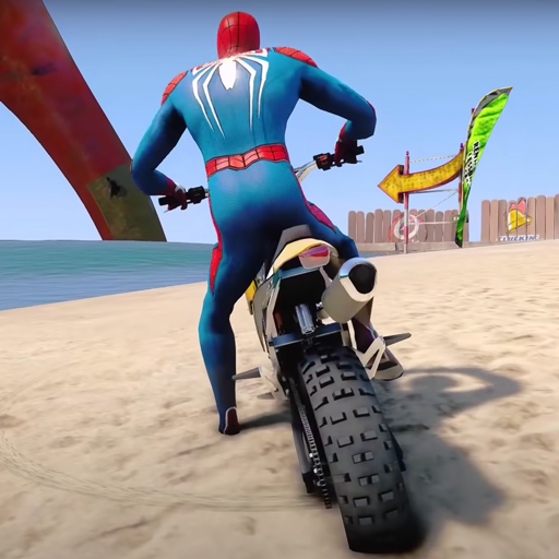 Superhero Tricky Bike Racing APK 1.5 Download