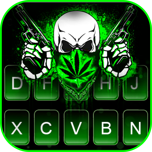 Weed Guns Skull Keyboard Theme APK 7.0.0_0120 Download