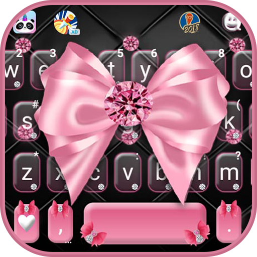 Luxury Pink Bow Keyboard Theme APK 7.1.5_0412 Download