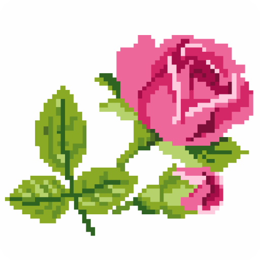 Rose Flowers Pixel Art – Paint By Number APK 1.7 Download